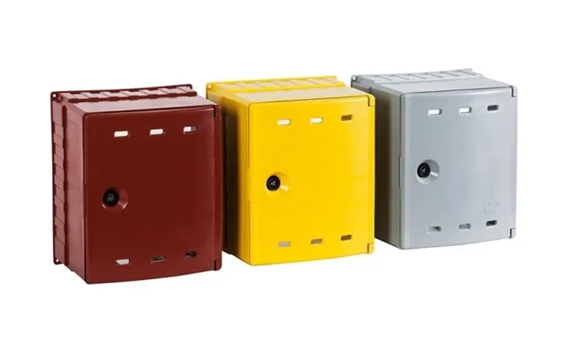 Væg Gasboks 30 X 34 X 20 Cm Gul 06-30-0300-01