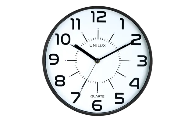 Vægur Unilux Pop Sort - Quartz System