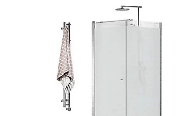 Vetro Svingdør 79x200 - Justerbar Aluprofil,6mm Hærdet Silkemat Glas, Easyclean Lige