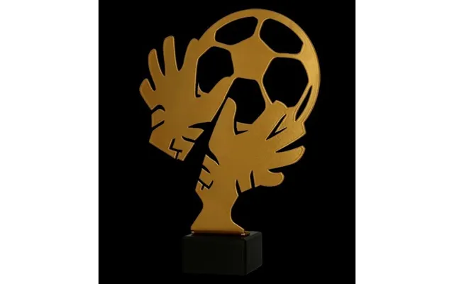 Victoria Sport Metaltrofæ Med Marmorsokkel - Fodboldmålmandshandske Bold