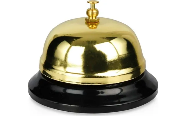 Vilde Receptionsbordklokke Manuel Metal Guld 8,5x6 Cm