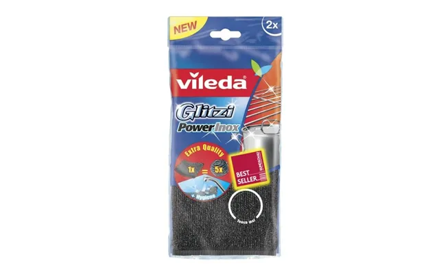 Vileda Power Inox Grydesvamp - 2 Stk.