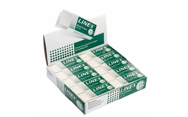 Viskelæder Linex Er30 Pvc-fri Hvid 20 Stk.