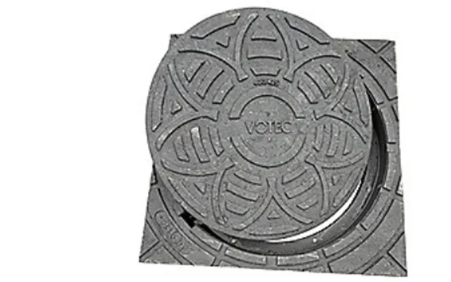 Votec 425mm Vendbar Kegle - M Dæksel Og Fals Genbrugsplast