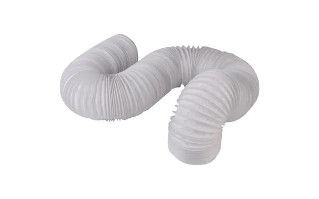 Wallair N52824 Fleksibelt Ventilationsrør Plastic Ø X L 10.2 Cm X 6 M Hvid
