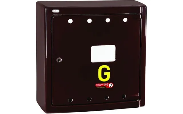 Weba Gasboks Vægmonteret 600x600x250 Lige - Grafitgrå Plast Ken 06-30-0600-53