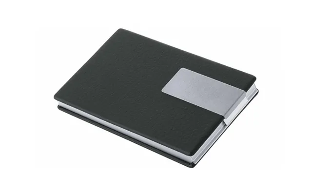 Wedo Visitkortæske Good Deal - Aluminium Pvc Sort Kombination Af Aluminium Og Pvc I Læderlook 205 6601