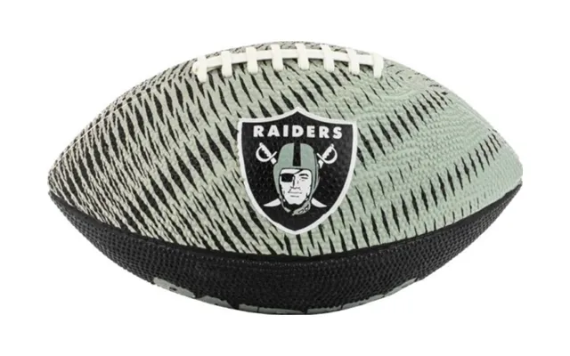 Wilson Wilson Nfl Team Tailgate Las Vegas Raiders Jr Ball Wf4010017xbjr Szary 7