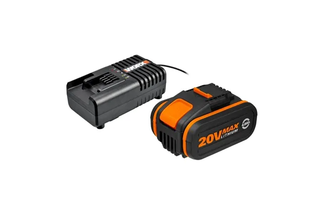 Worx Wa3604 - Batteri- Og Opladersæt