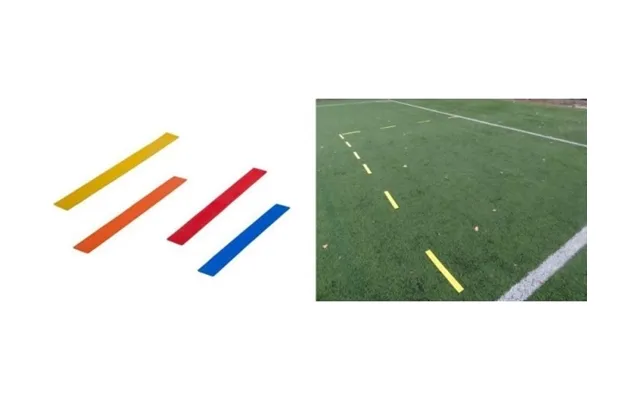 Yakimasport Flat Field Markers - Striber Hvid