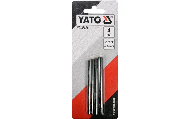 Yato Læderslagjere 4 Stk 2-3-4-5 Mm