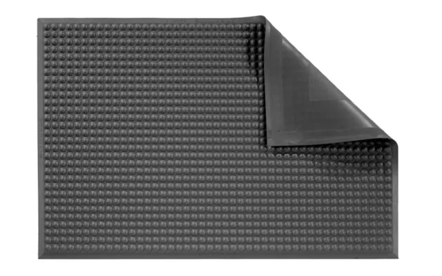 Yoga Flex Aflastningsmåtte 60x 90 Cm Naturgummi 13mm Sort