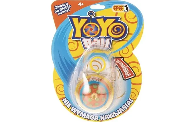 Yoyo Ball Gul Blister - Yoyo Med Prikker