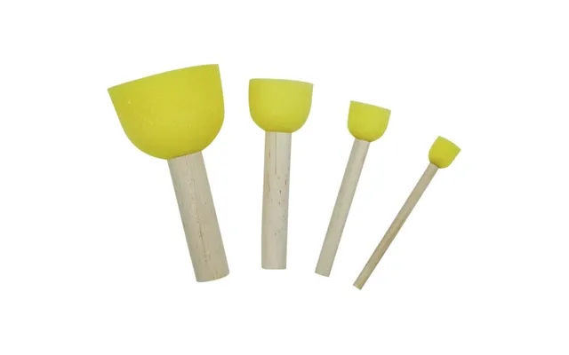 Zahn Pinsel Svampepensel Skumplast 4 Dele