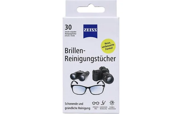 Zeiss Rengøringsservietter Til Briller Og Skærme - 30 Stk