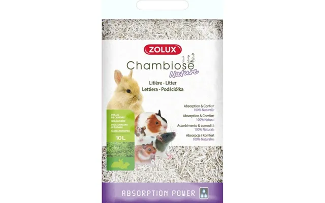 Zolux Kanin- Og Gnaverstrøelse Chambiose Nature* 10 L