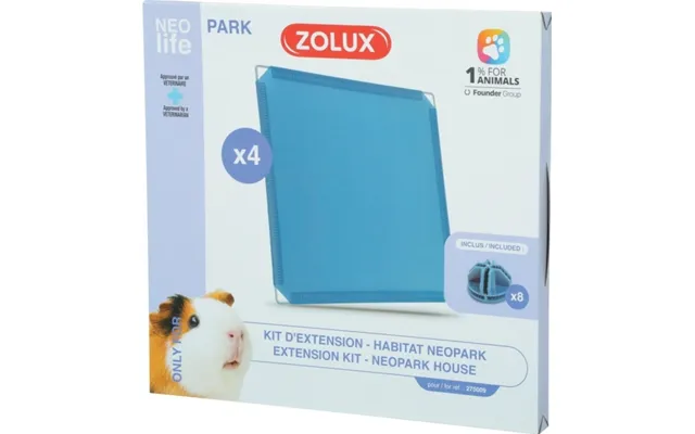 Zolux Neopark Løbegård Paneler - Blå