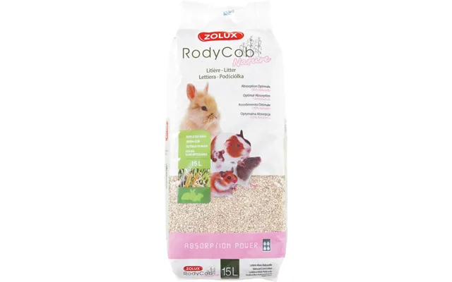 Zolux Rodycob Nature* 15 L Kanin- Og Småpattedyrstrøelse