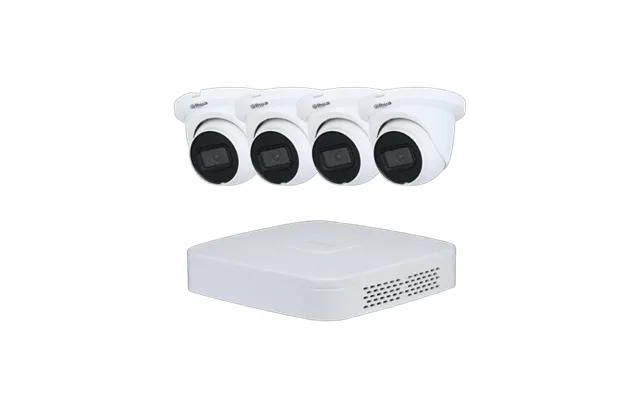 Dahua Wizsense Lite Overvågningspakke - 4 X Kamera & Nvr Optager