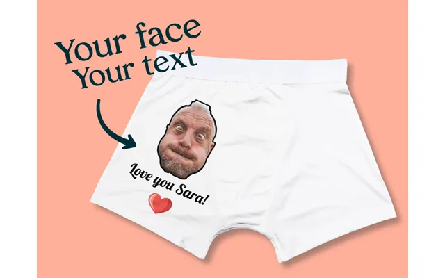 Boxershorts Med Foto & Text