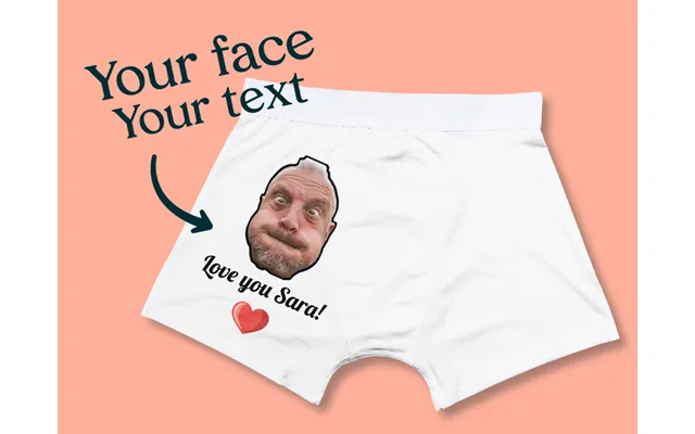 Boxershorts Med Foto & Text