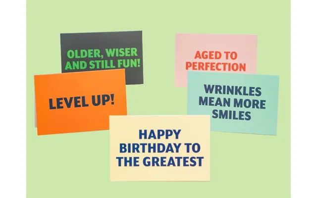 Citatkort Birthday - 10-pakke