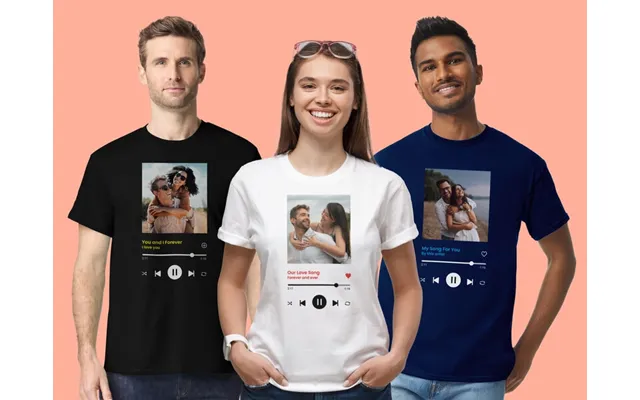 T-shirt Med Foto & Sang