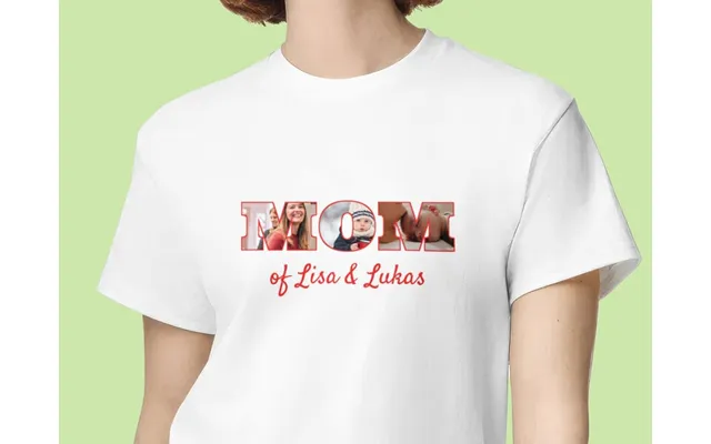 T-shirt Med Foto & Tekst - Mom