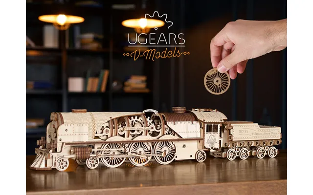 Ugears 3d-puslespil I Træ - Tog
