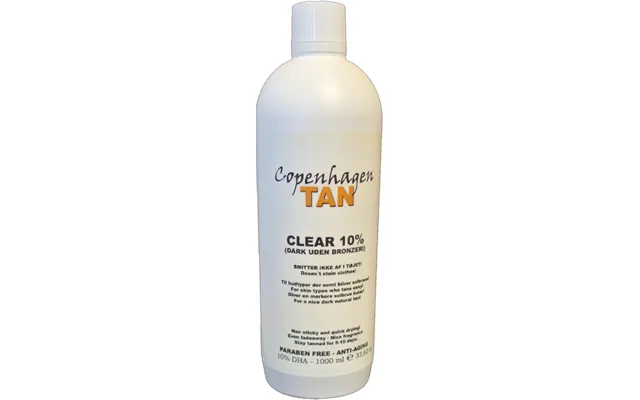 Spray Tan Væske 10%, Clear Copenhagentan - 1 Liter