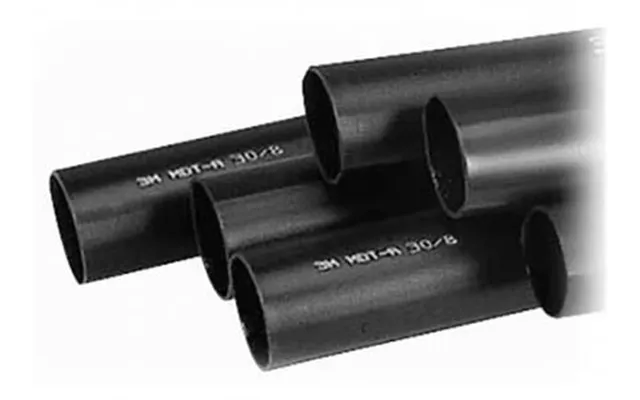 3m Varmekrymp Mdt-a-f471 Mm 12,0 - 3,0 Sort 1 Meter Mellemvægget Med Lim