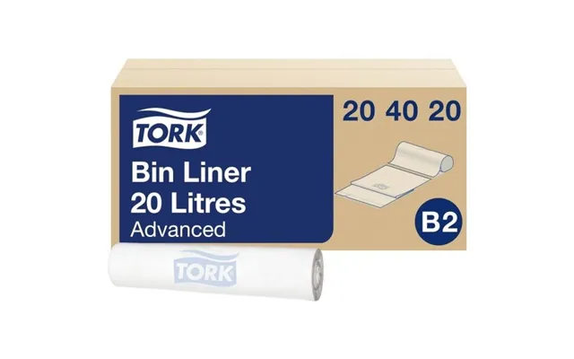 Affaldsposer Tork B2 52x58 Cm Hvid - 10 Ruller X 100 Stk. Pr