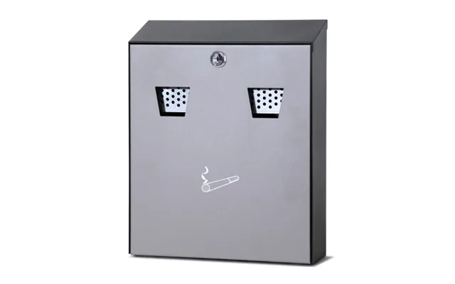 Askebæger Twin Eco 80x260x320 Mm Silver - Til Vægmontering