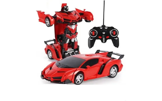Auto Robotas Transformeris 2in1 Lean Toys - Raudonas