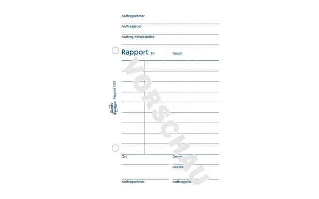 Avery Zweckform - Rapportblanket