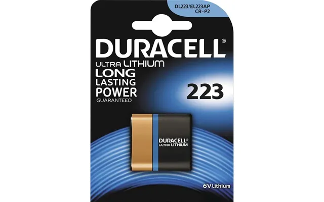 Batteri Duracell Ultra Photo 223 Lithium 1stk Pak