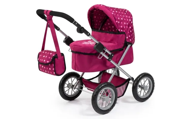 Bayer Design Trendy Dukkevogn Med Pusletaske - Cerise