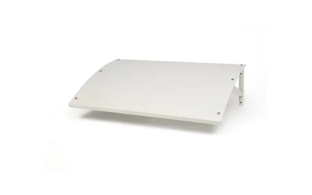 Beskyttelsestag Til Varmepumpe I Lakeret Metal. Hvid Ral9002 Bredde 92 Cm Dybde 54 Cm