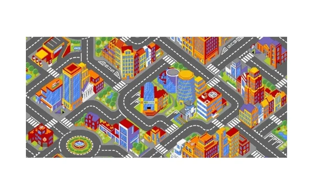 Bil Legetæppe Stor By 140 X 200 Cm