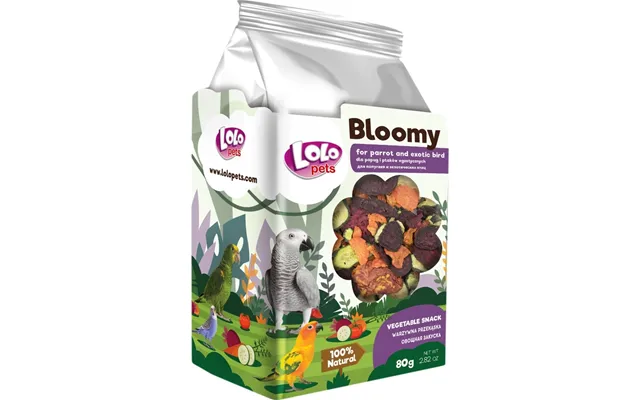 Bloomy Vegetable Snack For Parrots And Exotic Birds 80 G