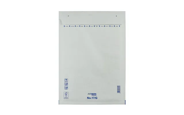 Bobbelkuvert Airmax 17 G W7 250x350 Hvid 100stk