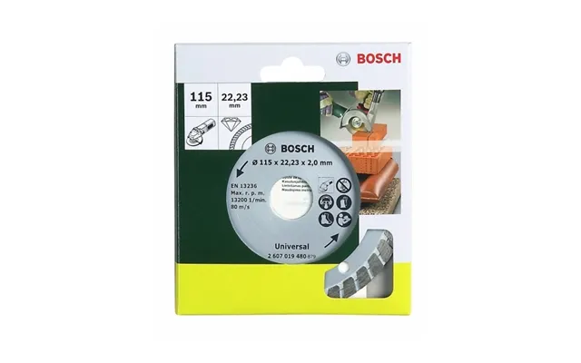 Bosch Accessories 2607019480 Bosch Power Tools Diamantskæreskive Diameter 115 Mm 1 Stk