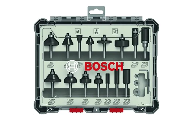 Bosch Overfræsersæt Blandet Hm 1 4 15 Dele