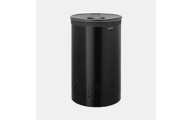 Brabantia 242380 Laundry Basket 60 L Round Steel Black