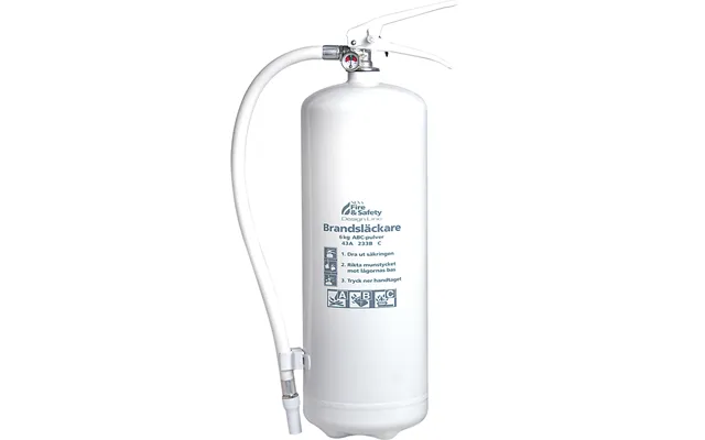 Brandslukker Hvid 6kg 43a