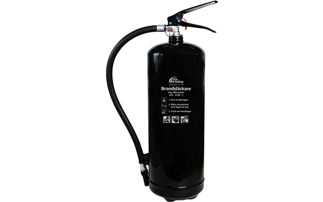 Brandslukker Sort 6 Kg 43a