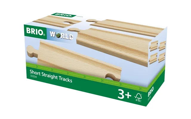 Brio 33334 Lige Skinner - Korte