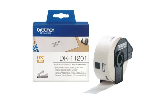 Brother Dk-11201 - Sort På Hvid