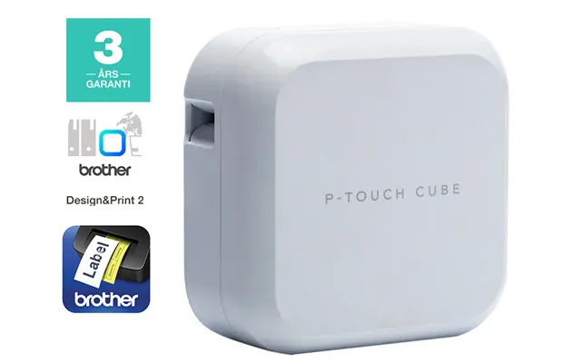 Brother Pt-p710bt Cube Plus Labelprinter Bluetooth - Hvid