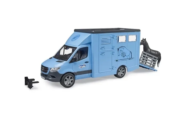 Bruder Mercedes-benz Sprinter Dyretransport Med Hest Legetøj